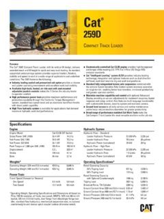 259d cat skid steer specs|cat 259d specs ritchiespecs.